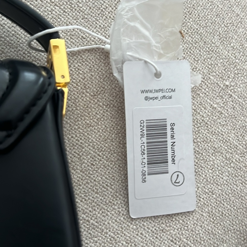 JW Pei Black Joy Bag, NWT, some marks from closet - Picture 6 of 8